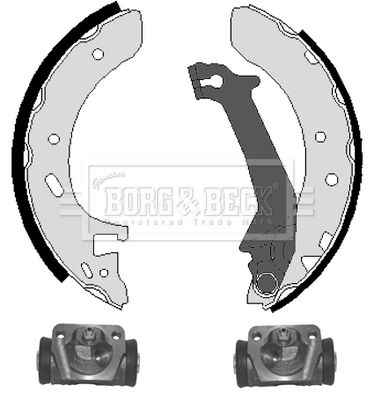 BORG & BECK Jarrukenkäsarja BBS1054K